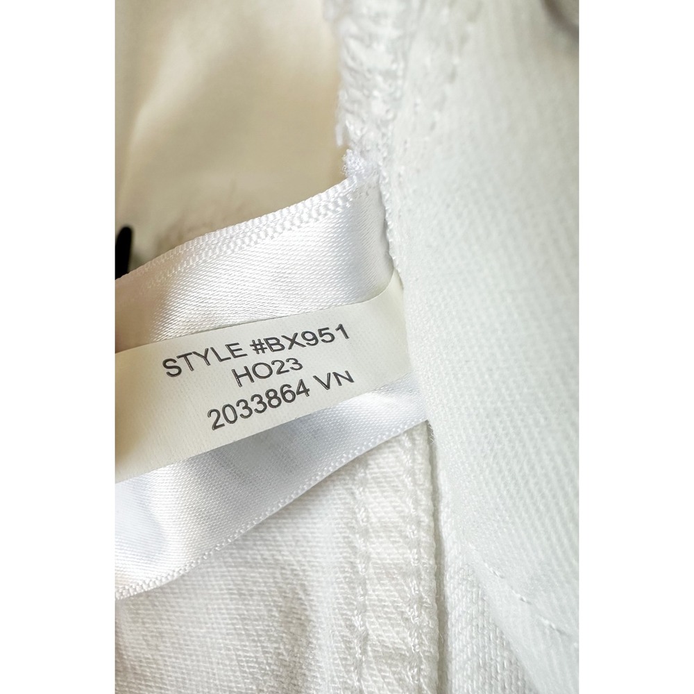 J.Crew High-Rise Superwide-Leg Jeans White 100% Cotton Size 30 - Picture 8 of 8